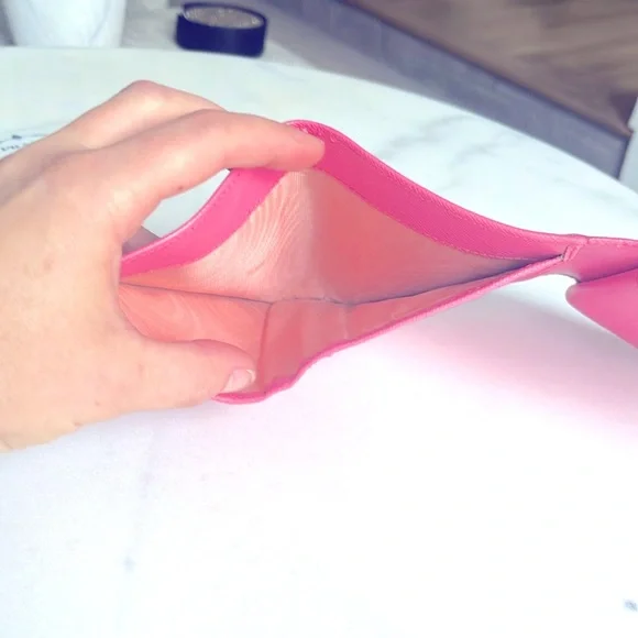 Trifold Pink Prada Wallet - Picture 7 of 13